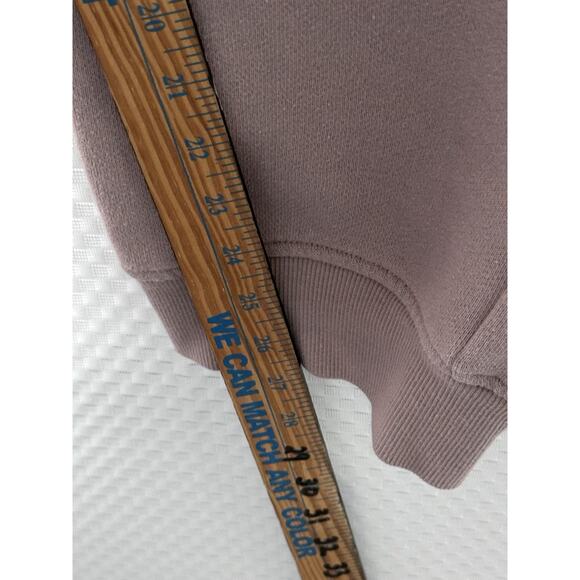 Victorias Secret Cotton Fleece Lace Up High Waist Joggers Pants XXL TAN Mocha - Picture 7 of 15